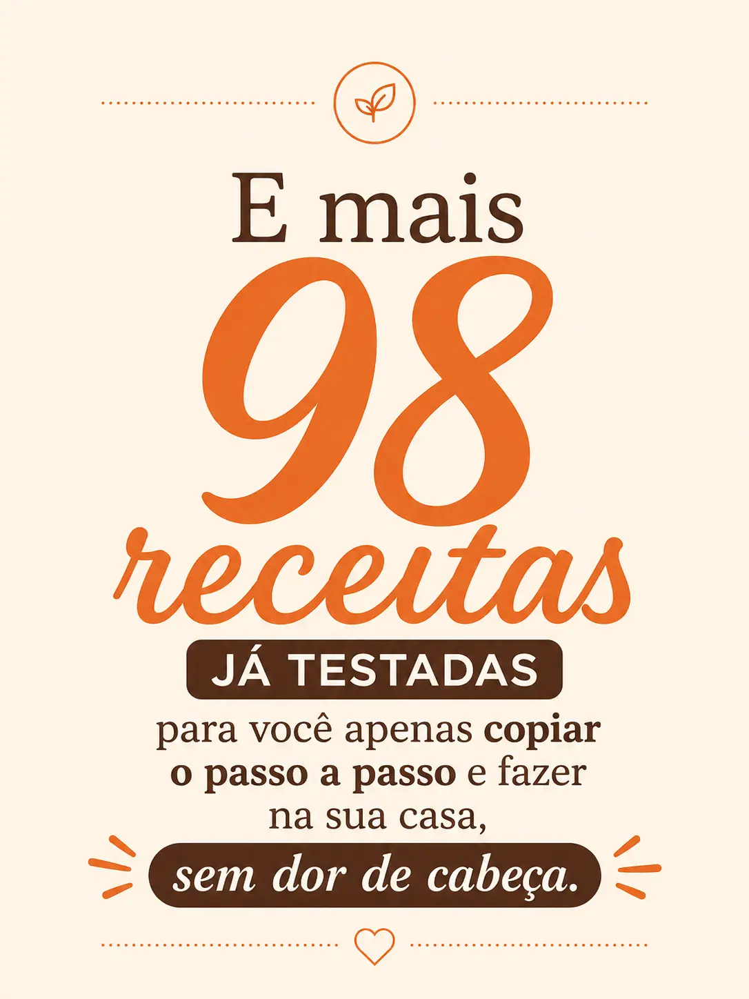 Prévia de receita do material Doces Saudáveis
